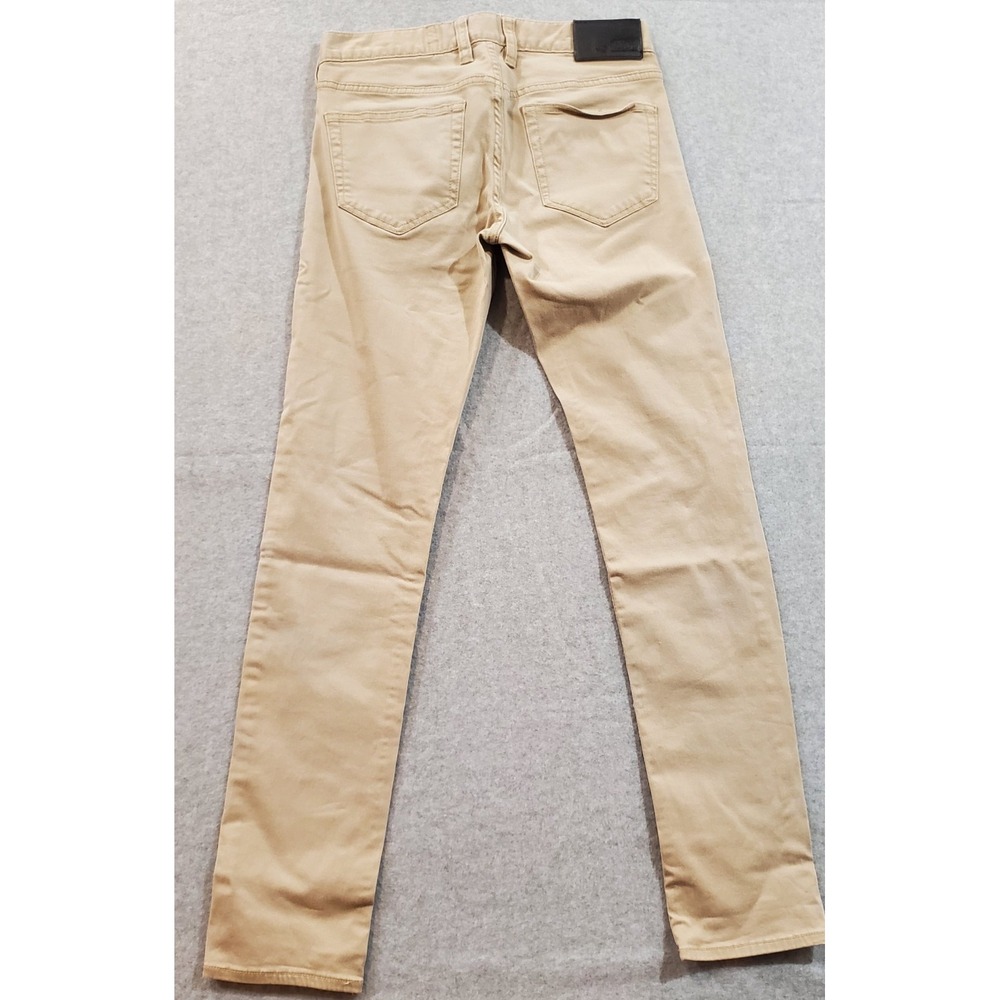 Rude Khaki Washed Tan Skinny‎ Fit Jeans 28" Waist, 30" Inseam - Picture 2 of 4